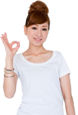 女性のOK画像